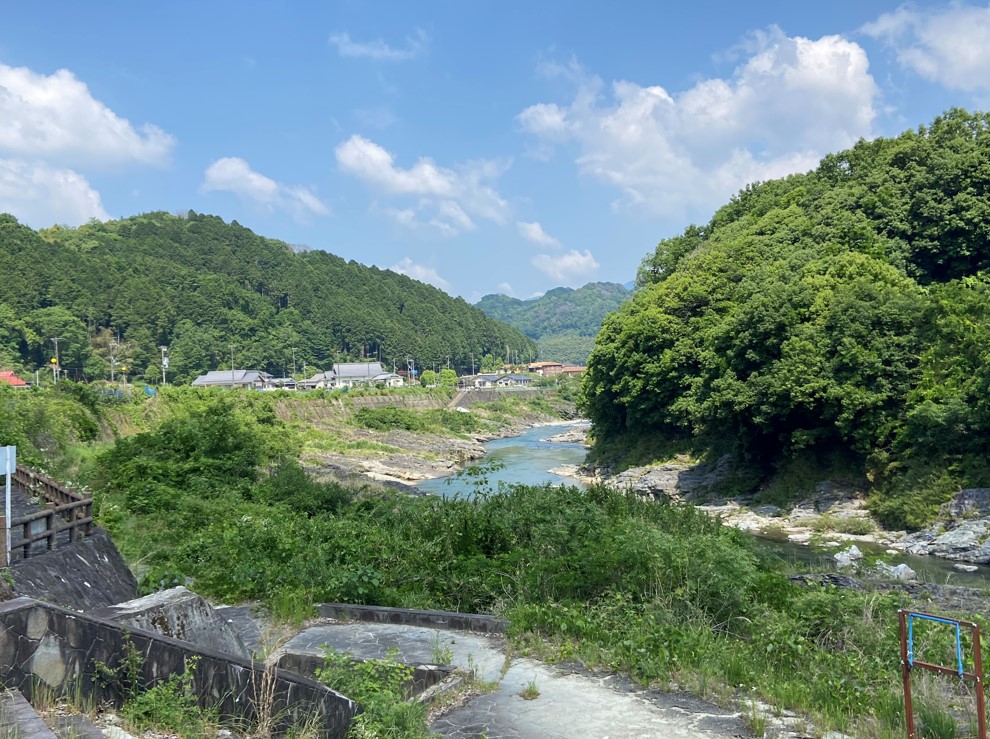 奈良吉野川風景